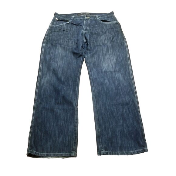Southpole Other - Southpole Jeans Men's Size 38x34 Dark Wash Baggy Y2K Hip Hop 90's Skater (37x33)